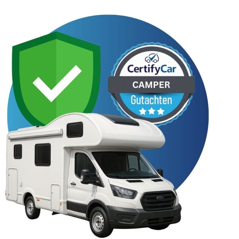CertifyCar Camper Gutachten für In- und Ausland